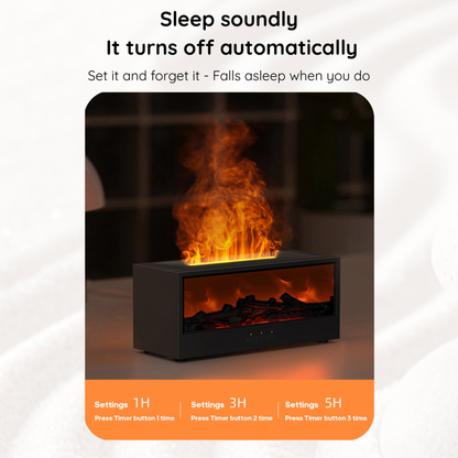 Cozy Flame Diffuser - Home Aromatherapy Humidifier