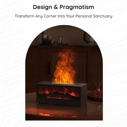 Cozy Flame Diffuser - Home Aromatherapy Humidifier