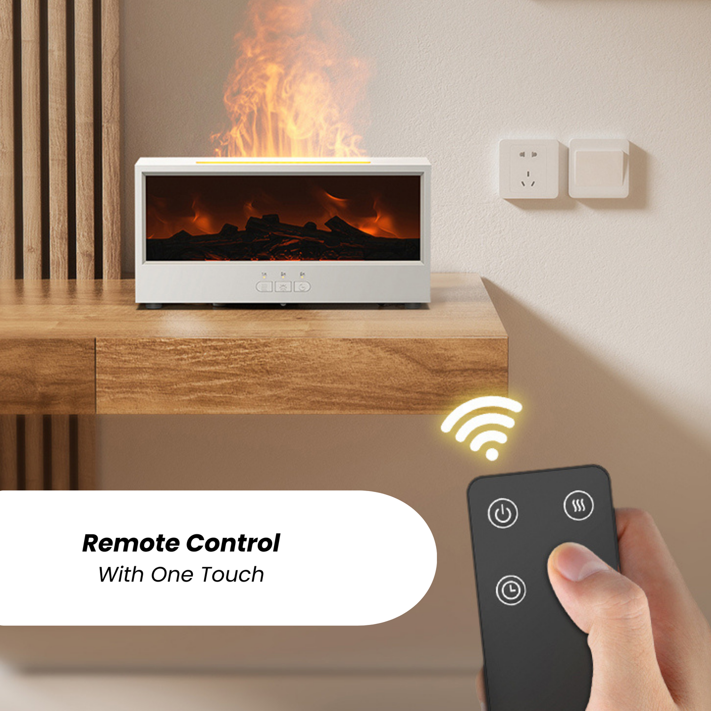 Cozy Flame Diffuser - Home Aromatherapy Humidifier